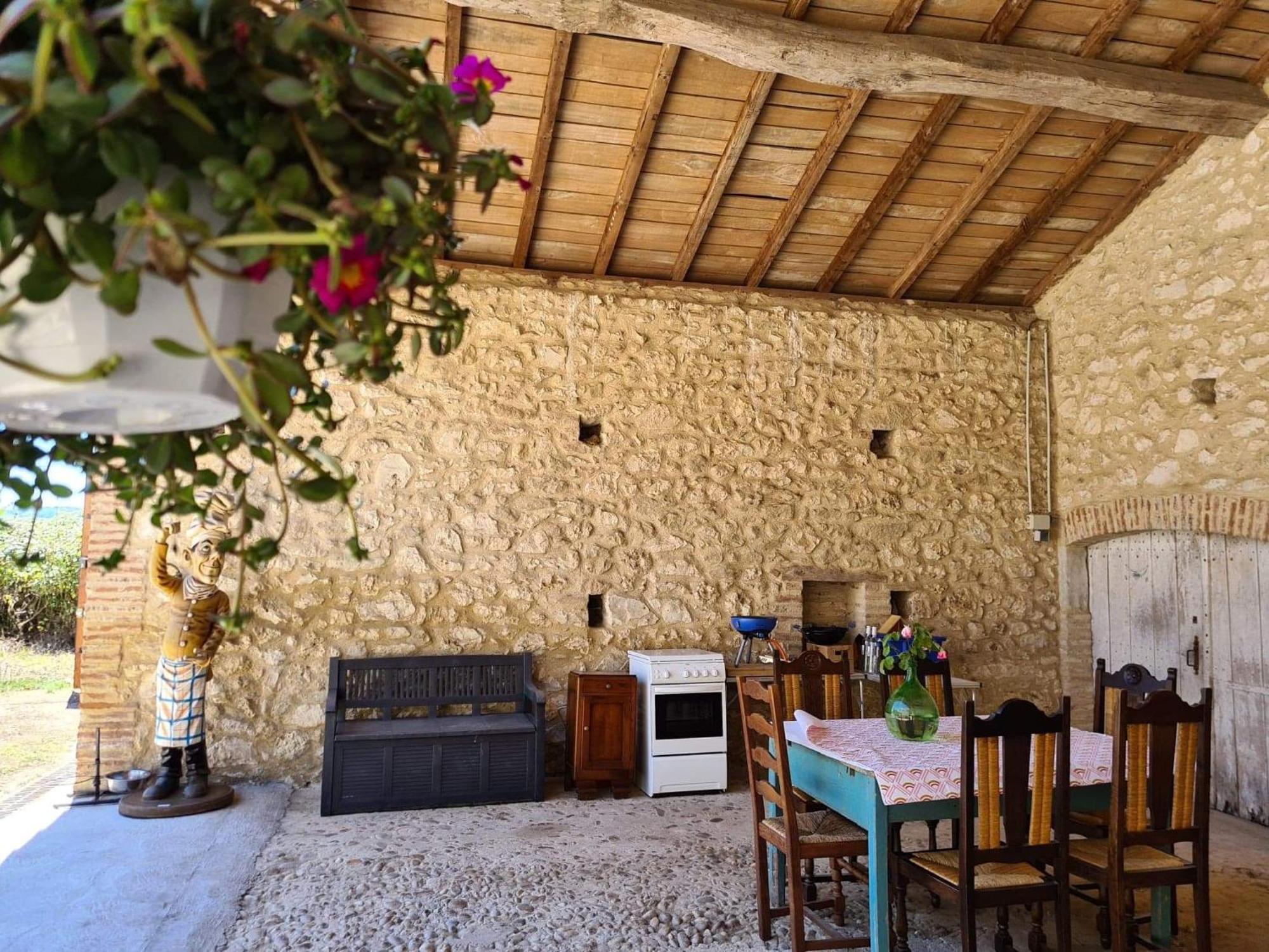 Le Coq En Repos Bed & Breakfast Saint-Sylvestre-sur-Lot ภายนอก รูปภาพ